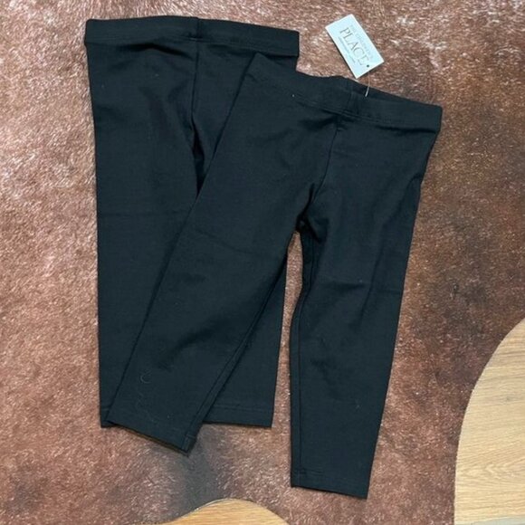 The Children’s Place Black Cropped Leggings NWT - Picture 1 of 6